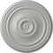 Ekena Millwork Reece Ceiling Medallion (Fits Canopies up to 6 3/4"), Hand-Painted Frost, 21"OD x 1 1/4"P CM21REFRF - alternate 1